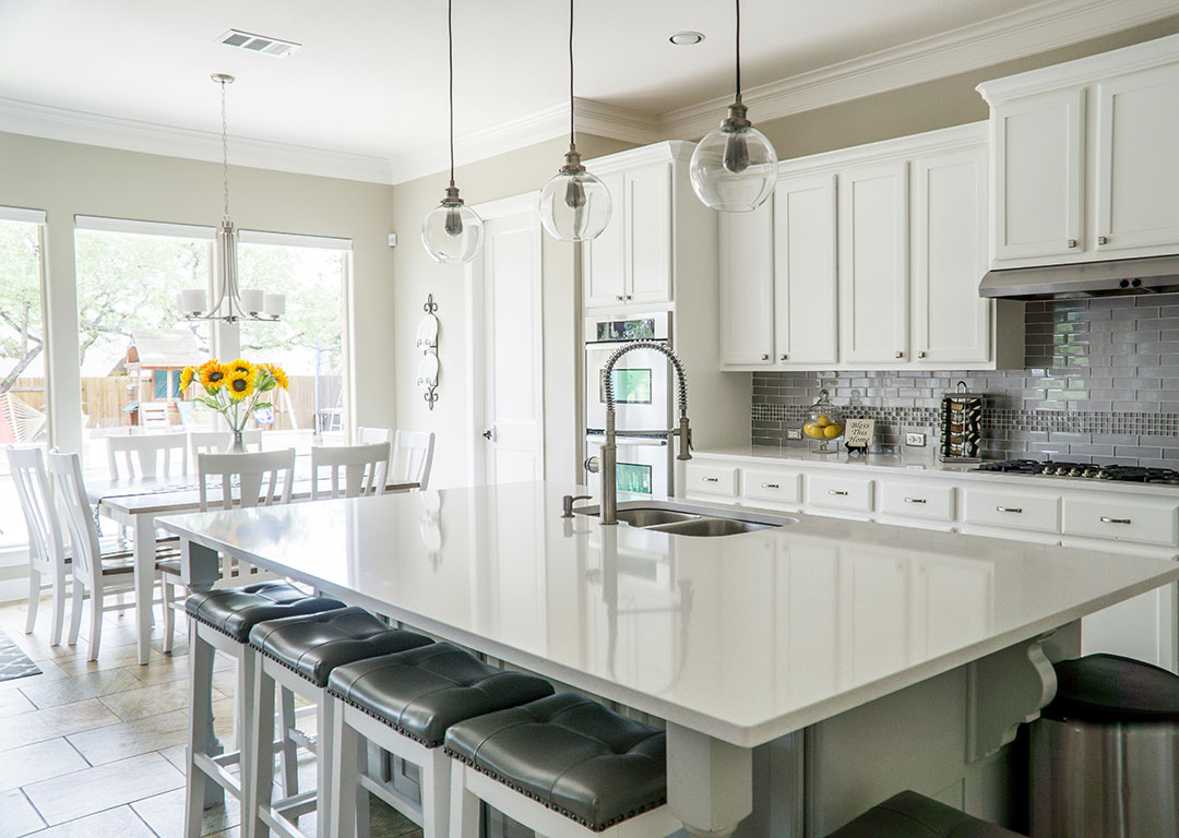 Custom made kitchen sliding doors