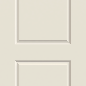 Raised-panel door for home’s interior consists of two large